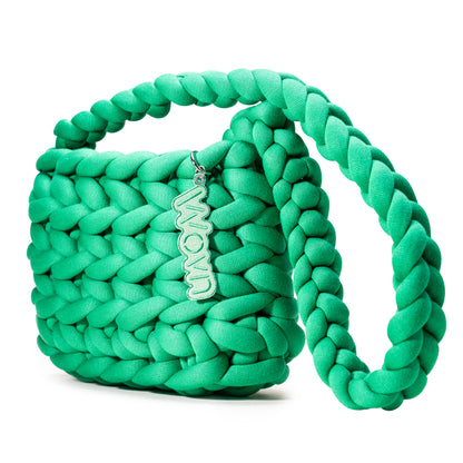 Emerald green crossbody bag