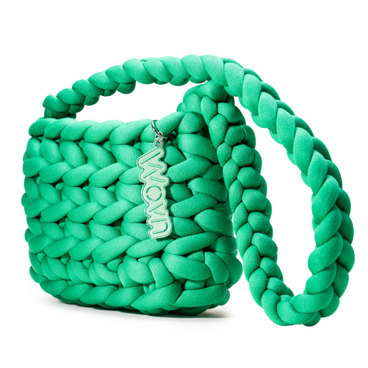 Emerald green crossbody bag