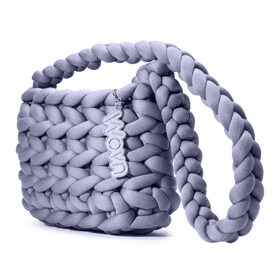 Stone grey crossbody bag