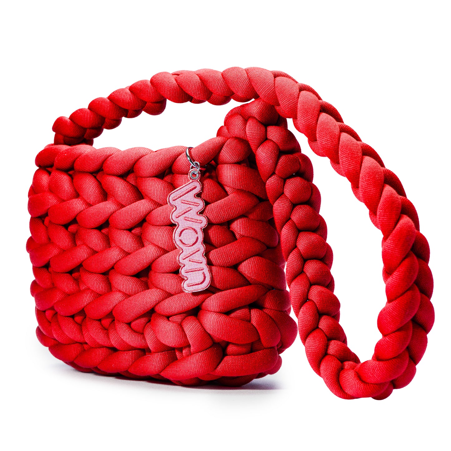 Crimson red crossbody bag